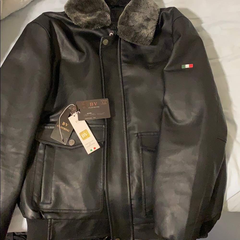 BV clothing Italian Leather jacket.